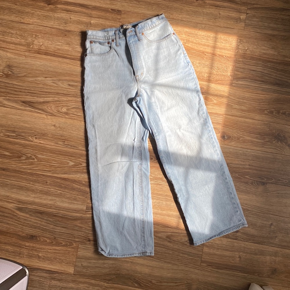 Madewell The Perfect Vintage Wide-Leg Crop Jean in Edmunds Wash